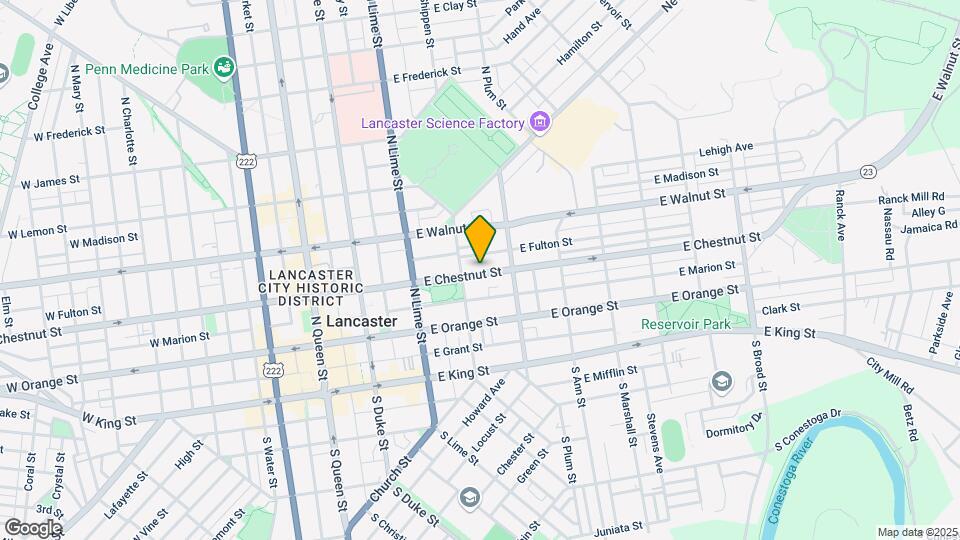 321 E Chestnut St Map and Location Details