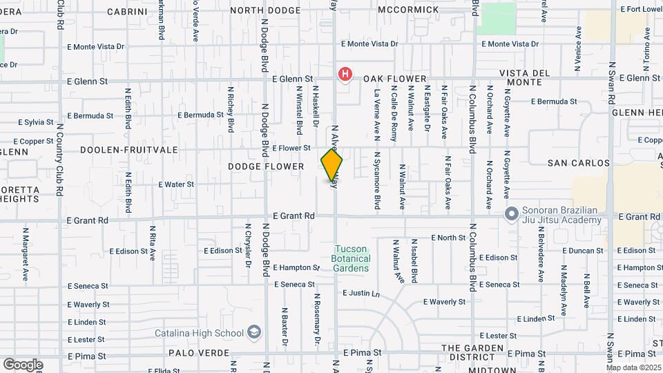 2475 N Alvernon Way Map and Location Details