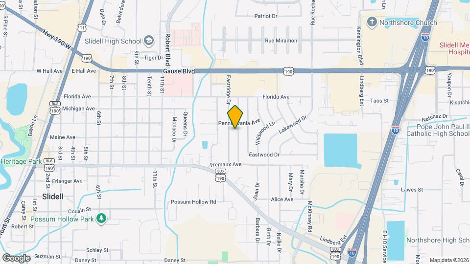 1517 Ridgecrest Dr Map and Location Details