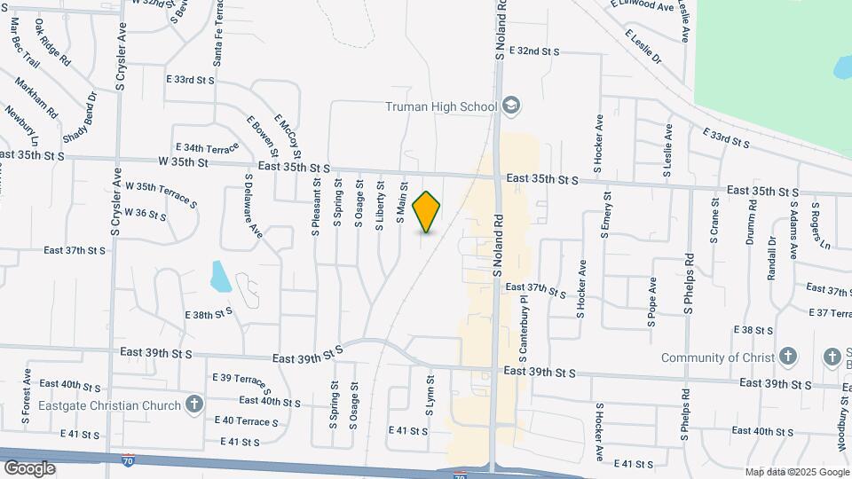 3549 S Lynn St Map and Location Details