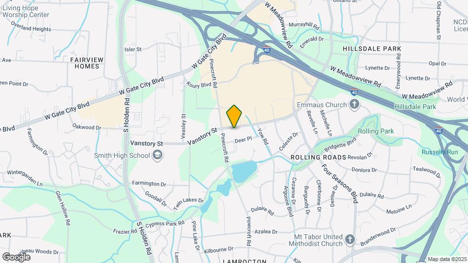 2615 Vanstory St Map and Location Details