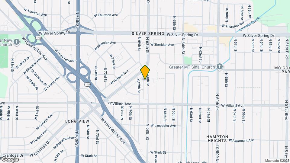 5323 N 68th St Map and Location Details