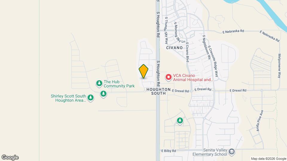 10203 E Civano Wash Trail Map and Location Details