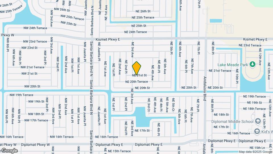 308 NE 21st St Map and Location Details