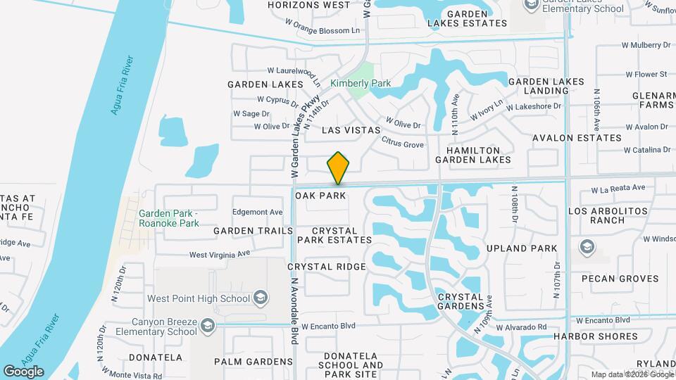 11414 W La Reata Ave Map and Location Details