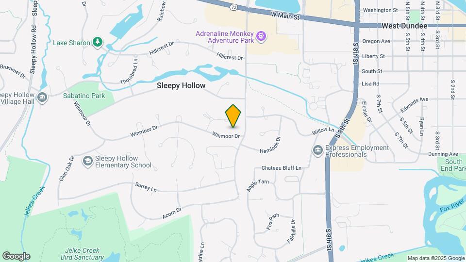 828 Winmoor Dr Map and Location Details