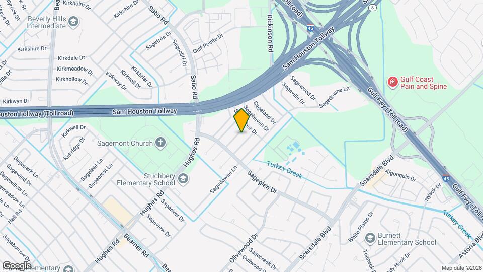 11606 Sagehurst Ln Map and Location Details