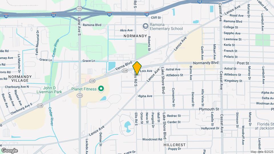 1053 Ellis Rd S Map and Location Details