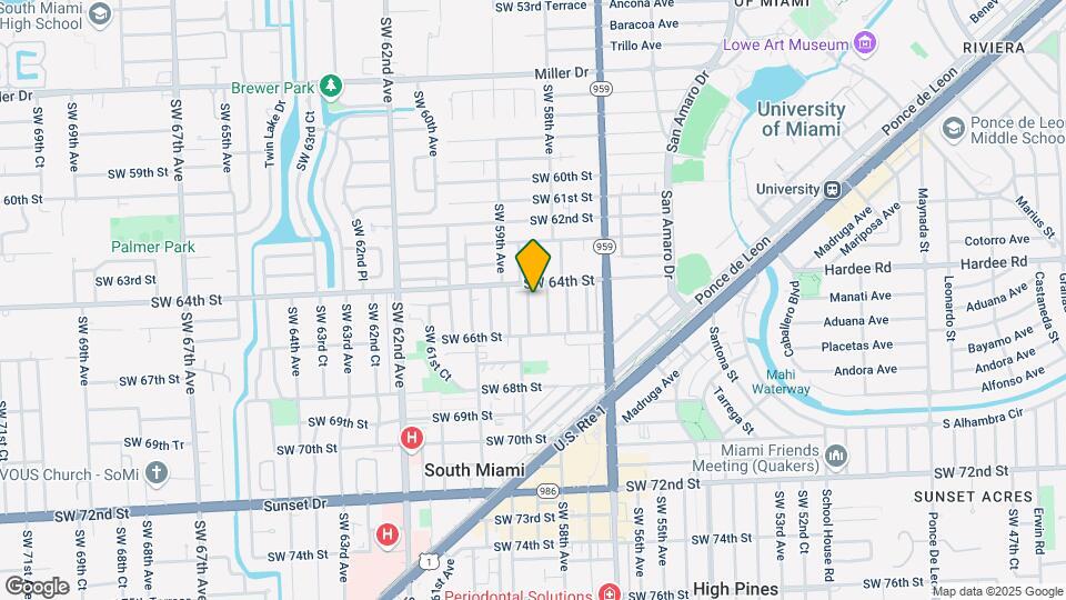 6421 SW 58th Pl Map and Location Details