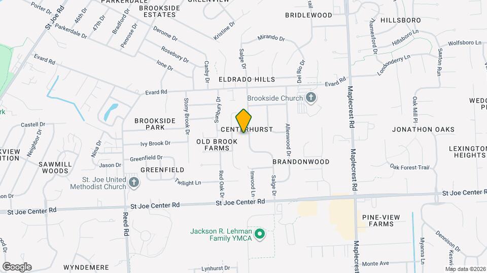 6305 Salge Dr Map and Location Details