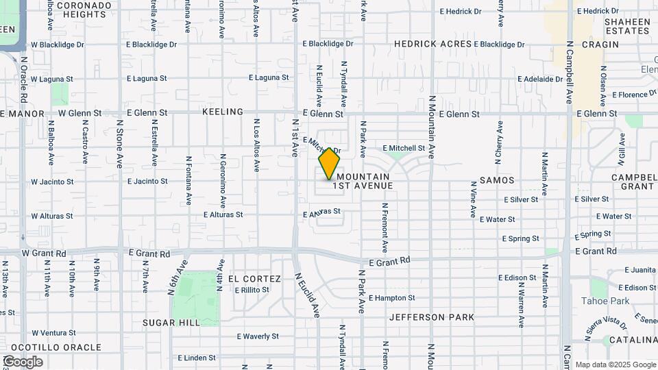 830 E Copper St Map and Location Details