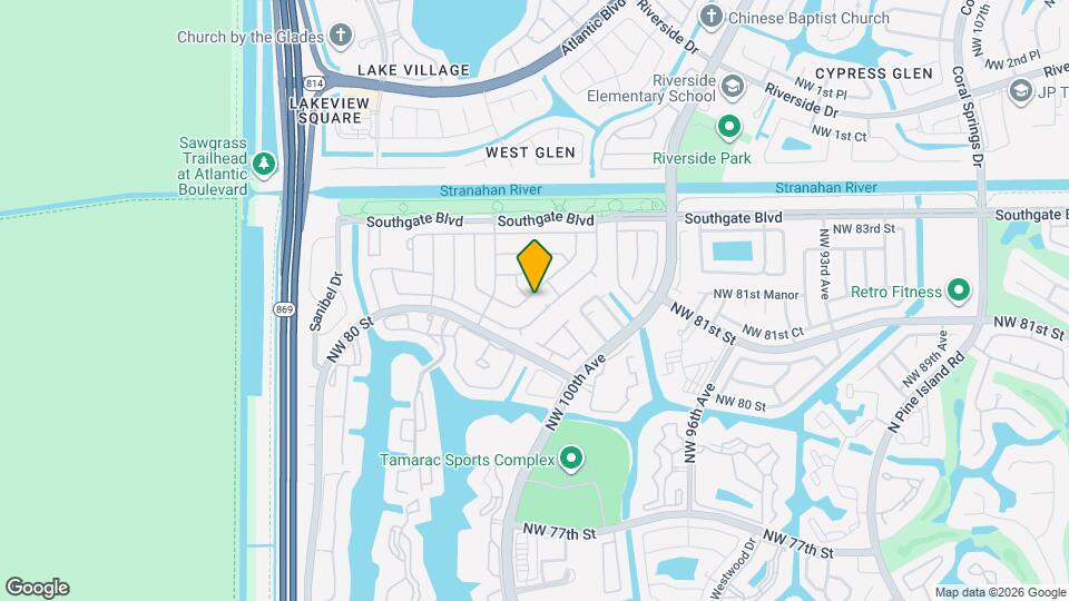 8014 NW 101st Ave Map and Location Details