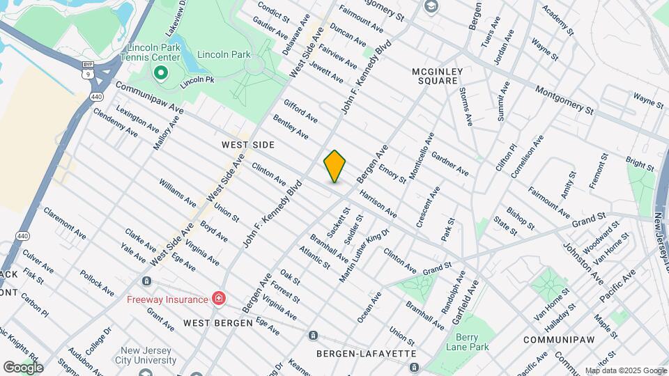 678 Communipaw Ave Mapa y Detalles de la Ubicación