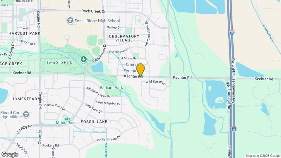 3802 Wild Elm Way Map and Location Details