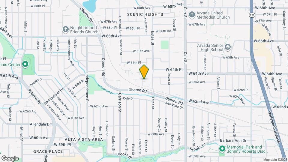6270 Everett Ct, Unit A Mapa y Detalles de la Ubicación