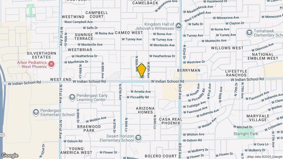 4102 N 85th Dr Map and Location Details