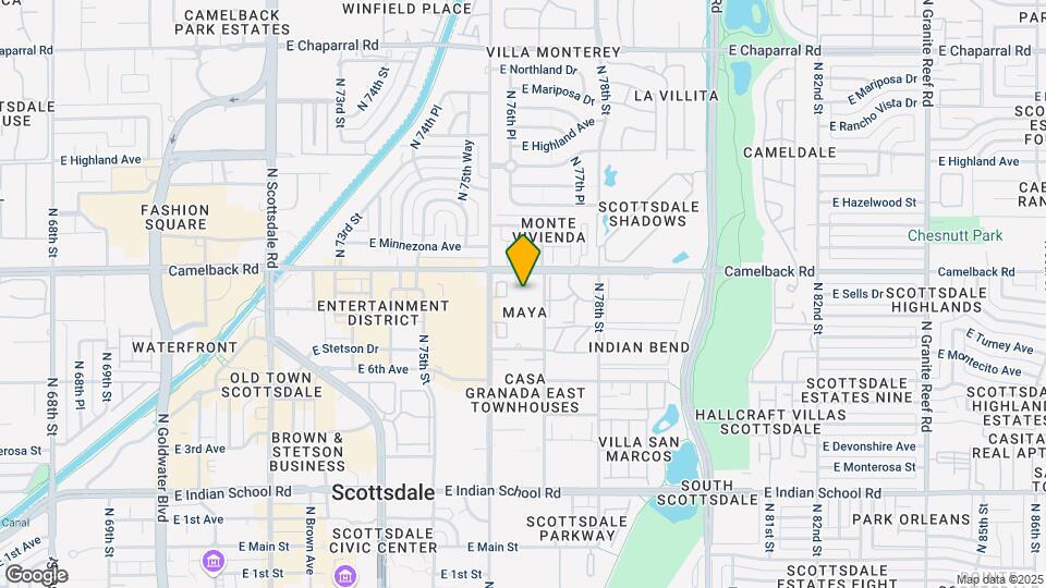 7625 Camelback Rd-Unit -A321 Map and Location Details