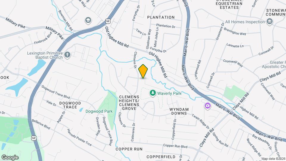 4225 Steamboat Rd Map and Location Details