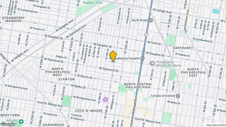 2122 N 17th St Map and Location Details