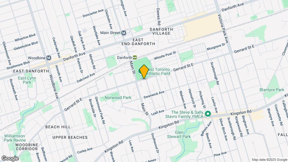 2223 Gerrard St E Map and Location Details
