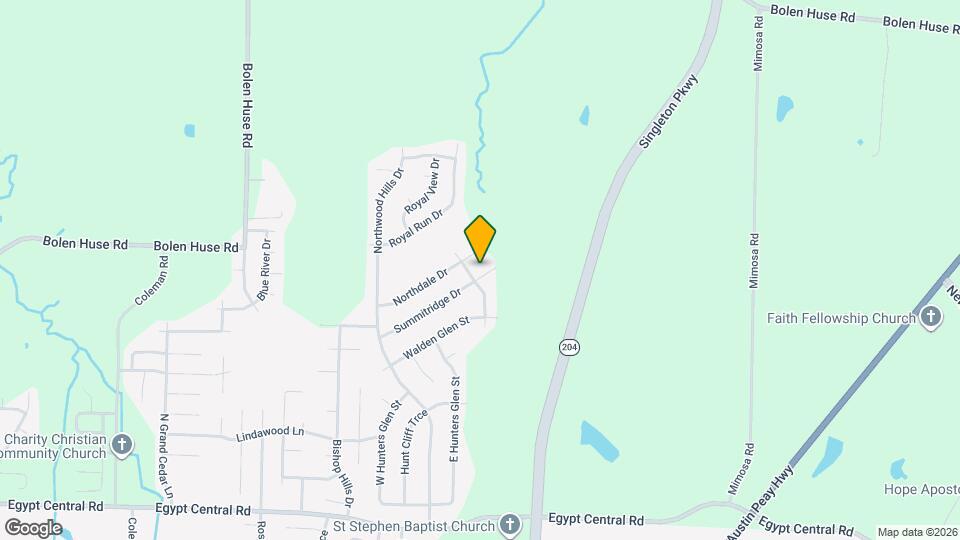 4912 Summitridge Dr Map and Location Details