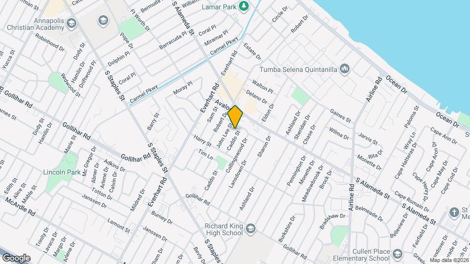 610 Caddo St Map and Location Details
