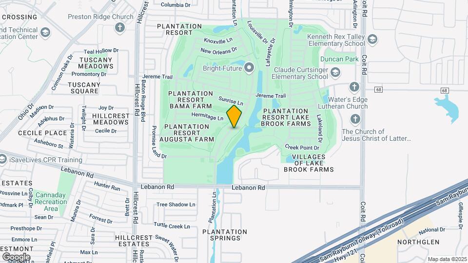 5010 Plantation Ln Map and Location Details