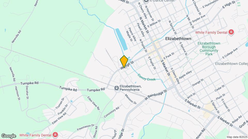 1 Brown St Map and Location Details