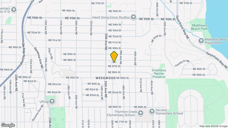3532 NE 87th St Map and Location Details