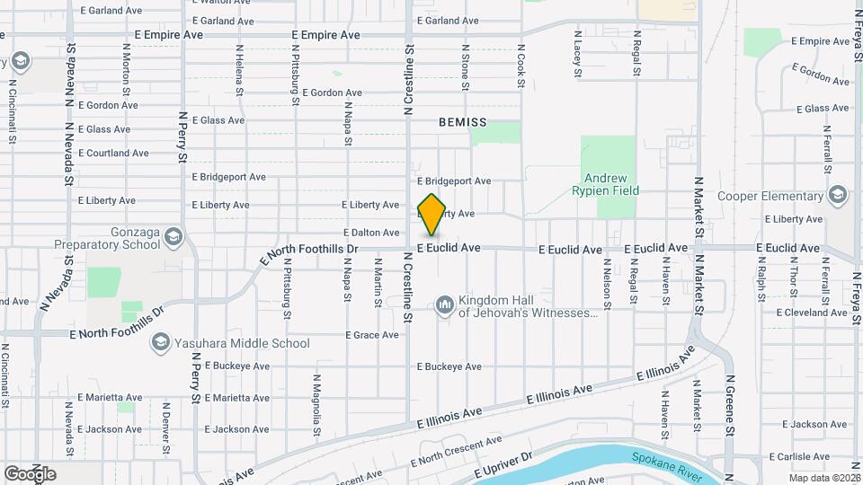 2119 E Euclid Ave, Unit #2 Map and Location Details