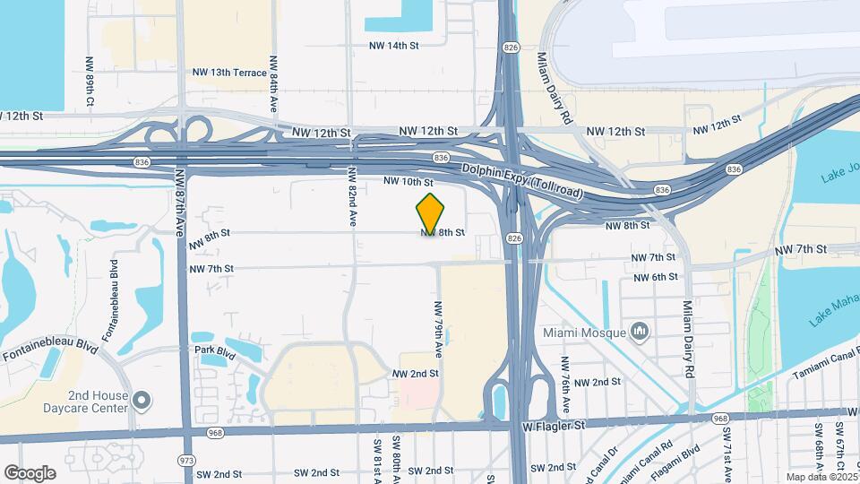 8030 NW 8th St Map and Location Details