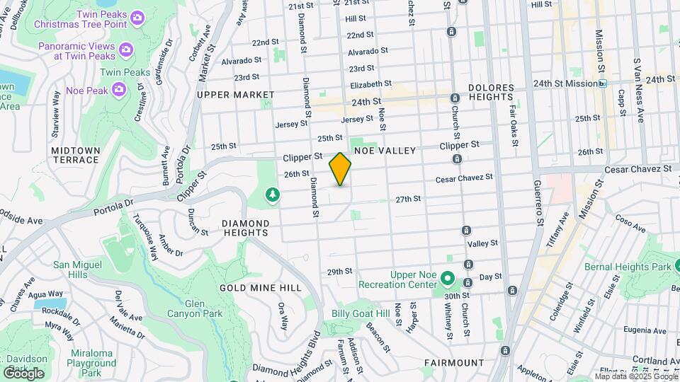 4229 Army St Map and Location Details