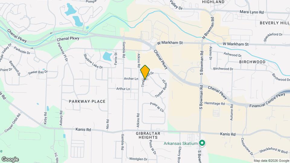 527 Timber Hill Dr Map and Location Details