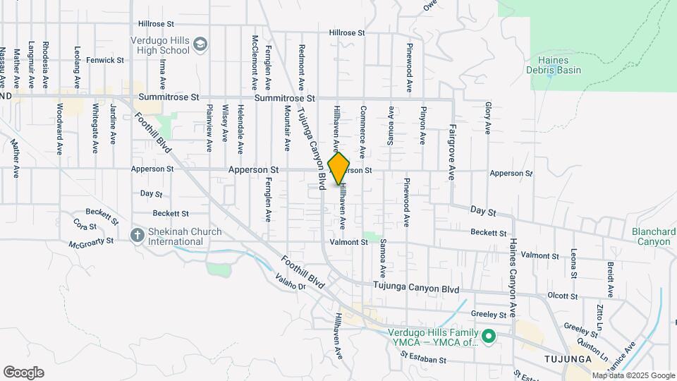 10225 Hillhaven Ave, Unit 208 Map and Location Details