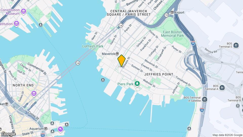 20 Orleans St, Unit 302 Mapa y Detalles de la Ubicación