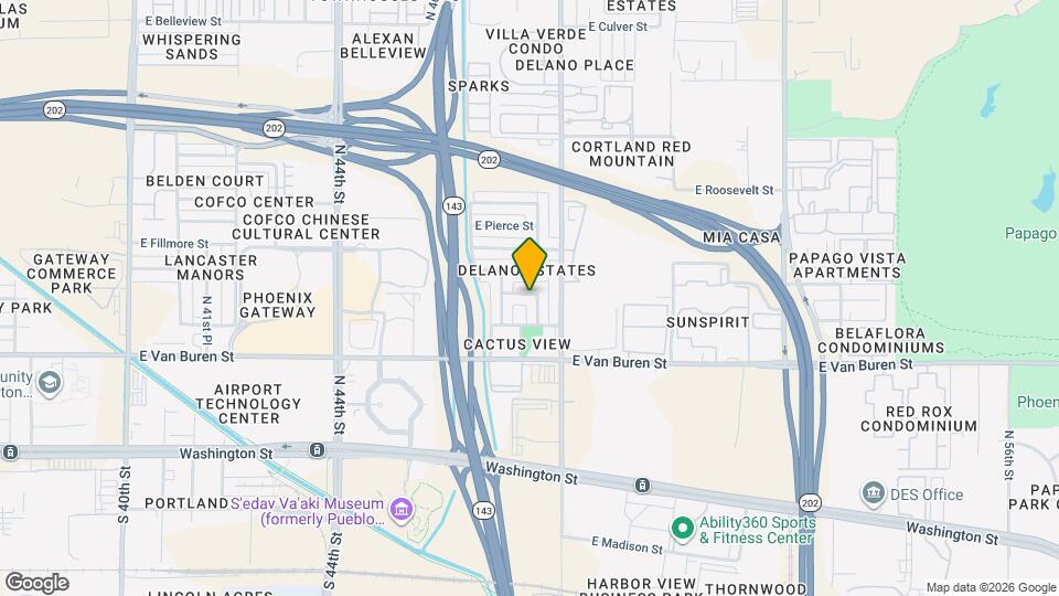 4721 E Polk St, Unit Room 4 in 4B4B (Shared Bathroom) Map and Location Details