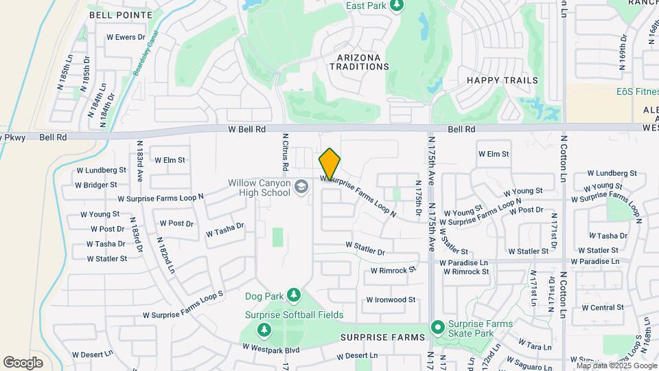 17766 W Bridger St Map and Location Details