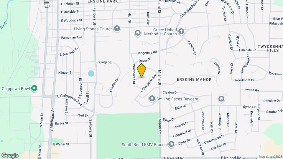 820 Lancaster Dr Map and Location Details