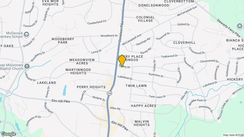 2807 Emery Dr Map and Location Details