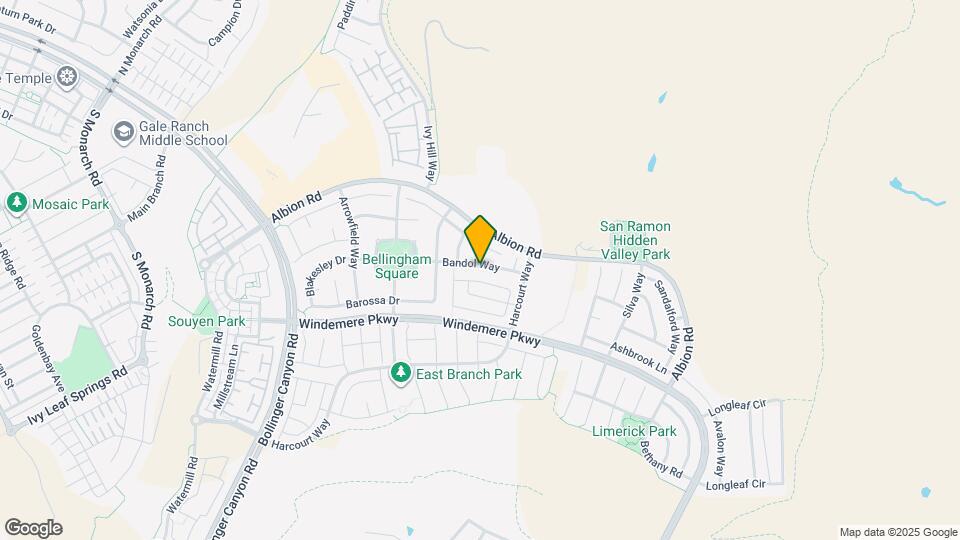 852 Bandol Way Map and Location Details