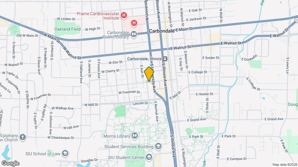 303 W College St Map and Location Details