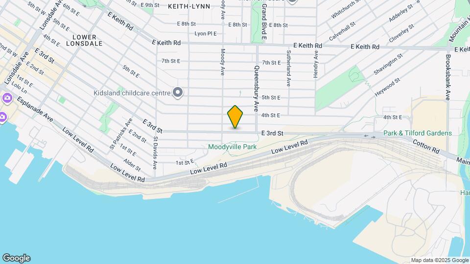 720 E 3rd St Map and Location Details