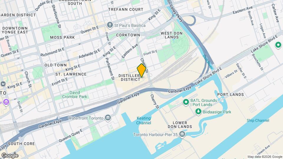 70 Distillery Lane, Unit 1708 Map and Location Details