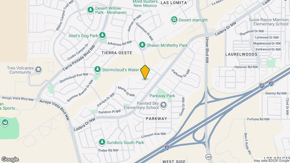 8309 Casa Morena Ct NW Mapa y Detalles de la Ubicación