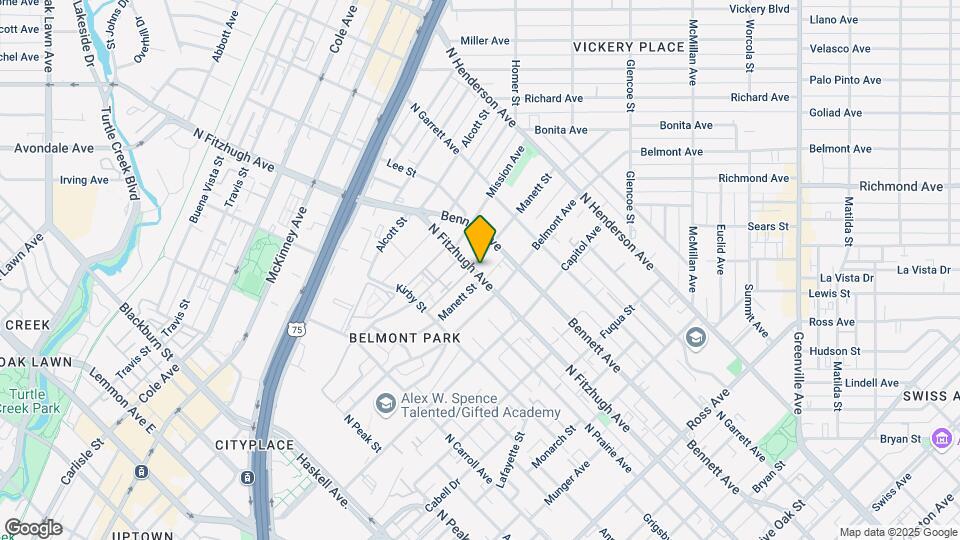 2528 N Fitzhugh Ave Map and Location Details