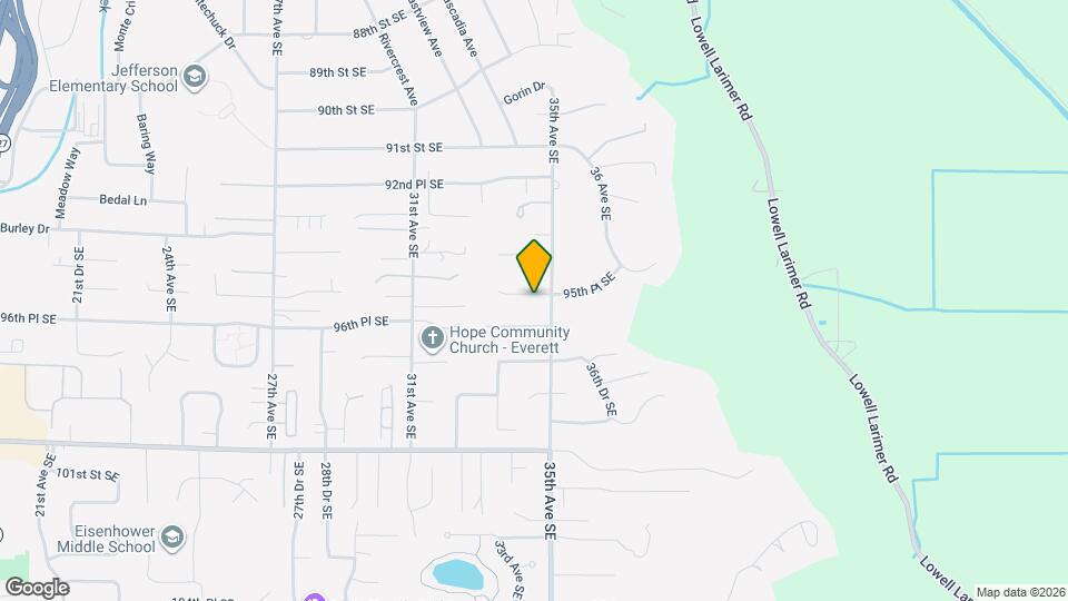 3412 95th Pl SE Map and Location Details