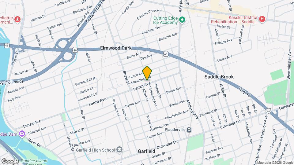 413 Lanza Ave, Unit Unit 1 Map and Location Details