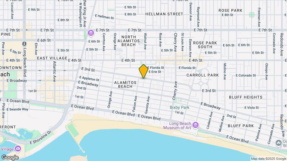 1524 E 3rd St Map and Location Details