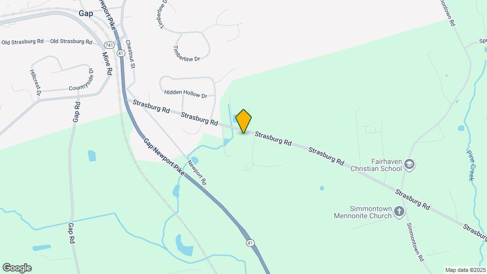 5486 Strasburg Rd Map and Location Details