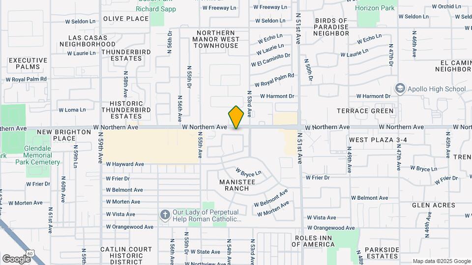 5418 W Sands Rd Map and Location Details